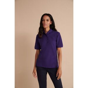 Henbury Womens/Ladies 65/35 Polo Shirt / Purple